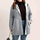 📢50% DE RÉDUCTION⏰Veste Ample à Capuche avec Tissage Texturé – Confort Ultra-Doux, Coupe Flatteuse & Style Élégant en 5 Couleurs⚡