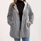📢50% DE RÉDUCTION⏰Veste Ample à Capuche avec Tissage Texturé – Confort Ultra-Doux, Coupe Flatteuse & Style Élégant en 5 Couleurs⚡