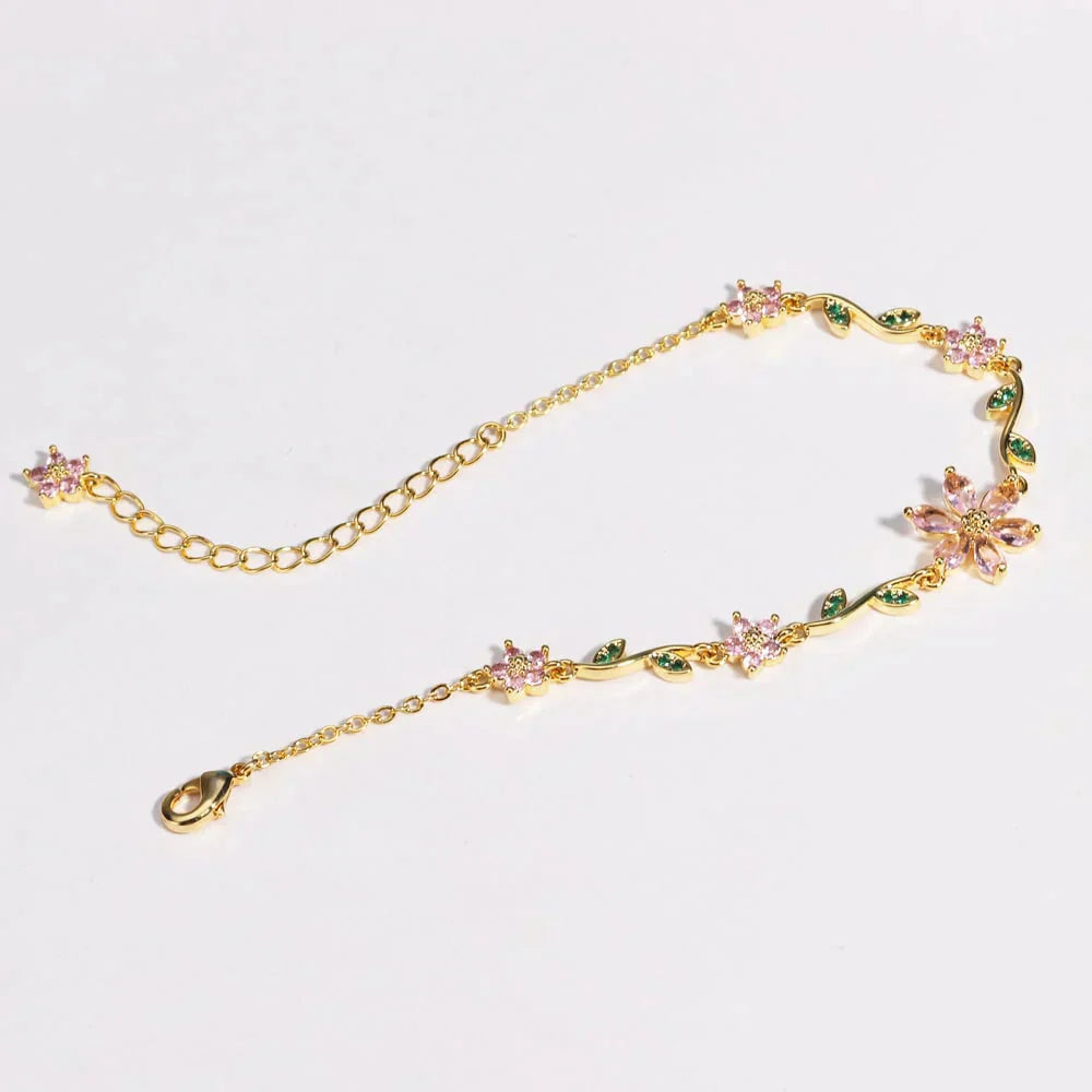 📢50% DE RÉDUCTION🔥NOUVEAUTÉ 2026🔥Bracelet fleuri (Bijou et cadeau idéal)