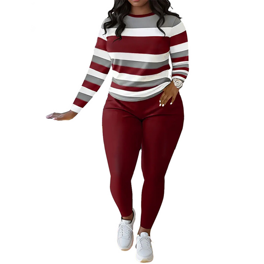 ⏳Spécial à durée limitée⏰Ensemble 2 pièces décontracté pour femme👚👖