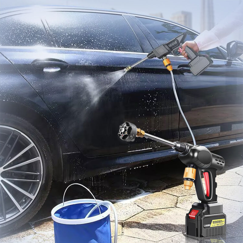 💦50% DE RÉDUCTION🚗 Nettoyeur Haute Pression Portable 30 BAR – Sans Fil, Polyvalent (Auto/Vélo/Terrasse) & Autonomie Longue🔋