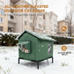 Maison pour Chat d’Extérieur ✅ Imperméable & Surélevée | Isolante et Pliable🐱
