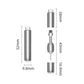 📢50% de réduction🎧Brosse 2 en 1 + Aiguille SIM🔑En Alliage d’Aluminium, Compact & Accroche-Clés