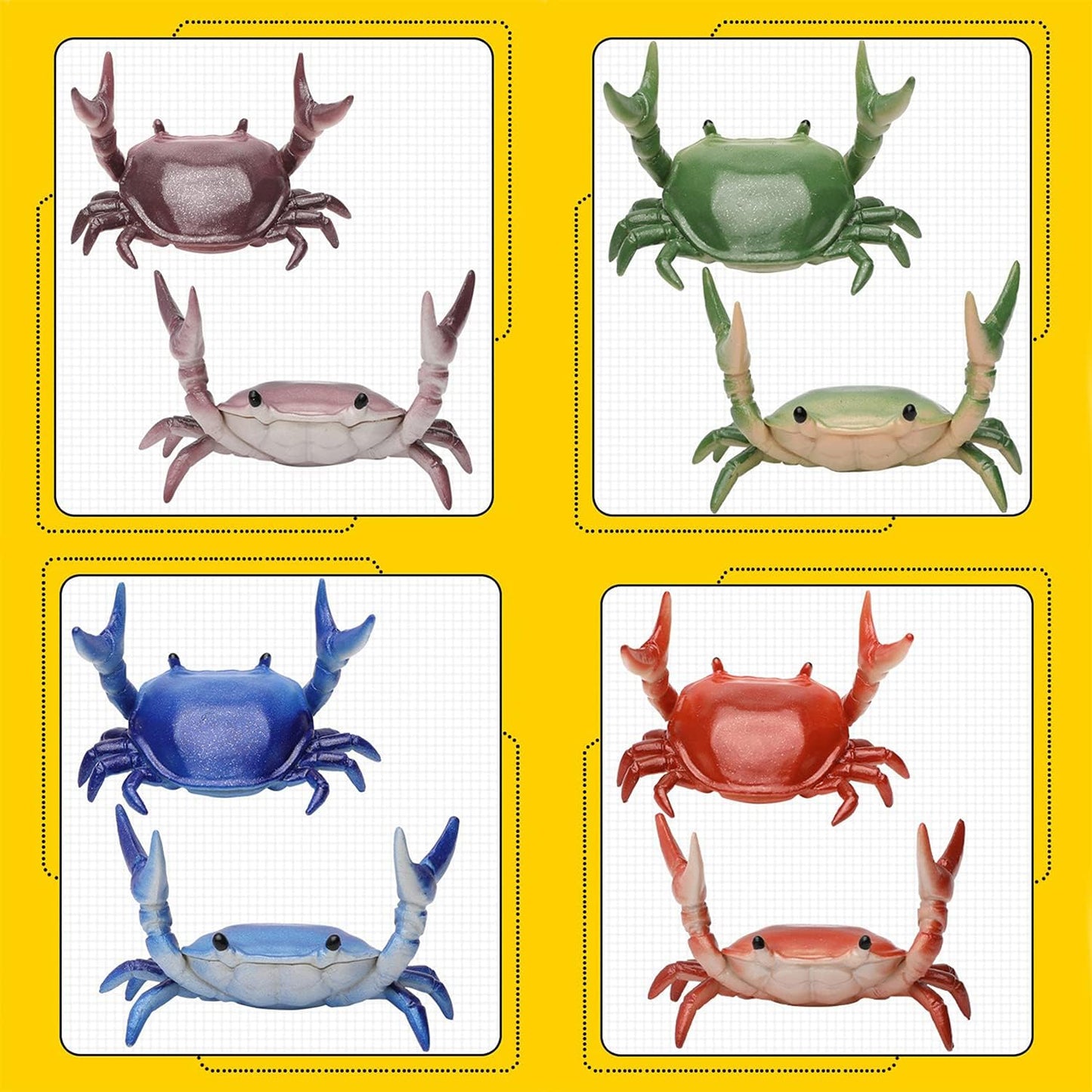 Porte-stylos en forme de crabe mignon