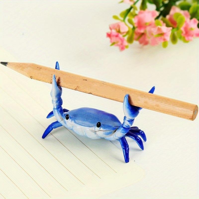 Porte-stylos en forme de crabe mignon