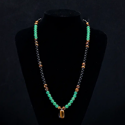 ⏰Collier bohème en perles de pierre naturelle