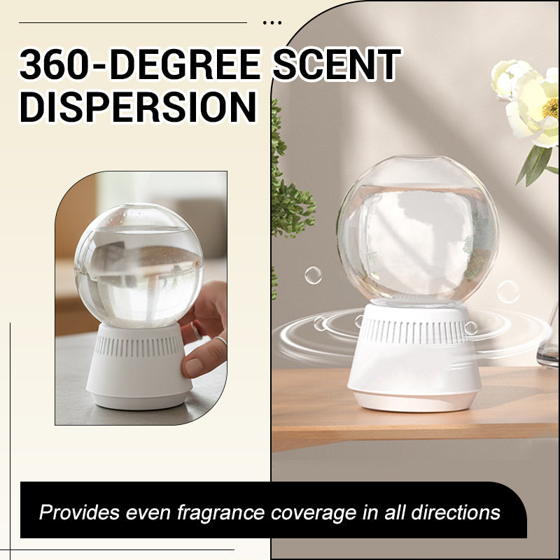 Diffuseur d’Aromathérapie Inversé en Forme de Boule à Neige