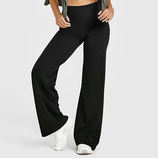 Pantalon Femme Taille Haute – Extensible, Doux, Confortable et Coupe Modern