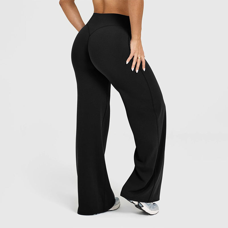 Pantalon Femme Taille Haute – Extensible, Doux, Confortable et Coupe Modern