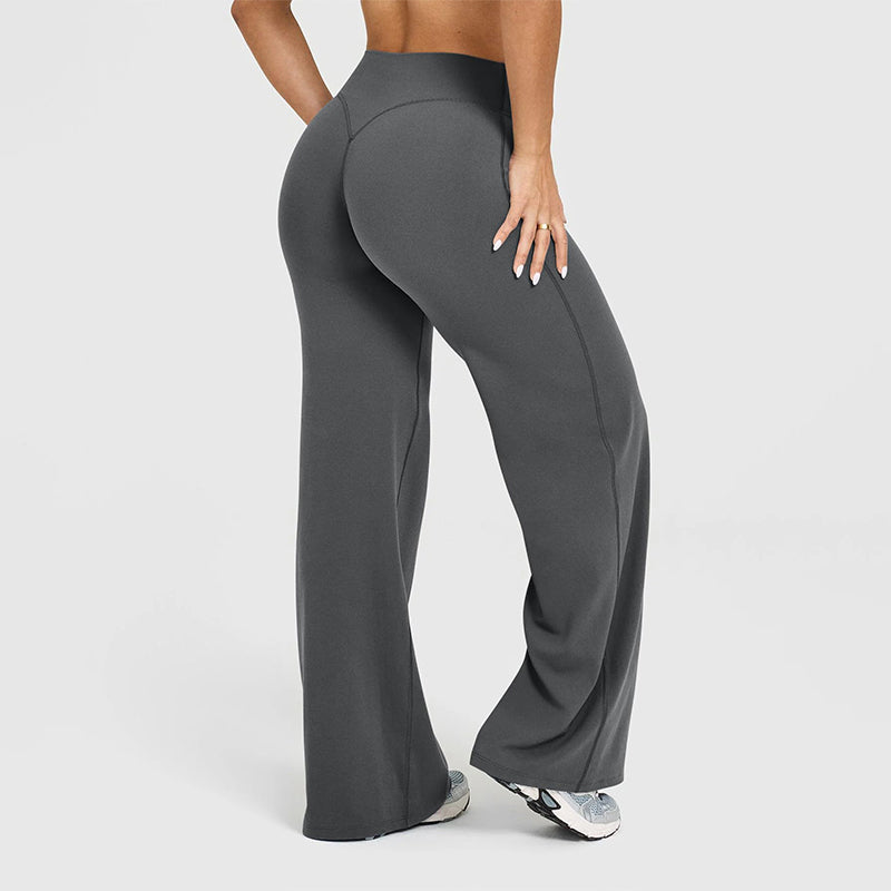 Pantalon Femme Taille Haute – Extensible, Doux, Confortable et Coupe Modern