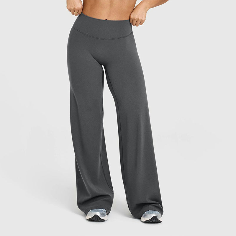 Pantalon Femme Taille Haute – Extensible, Doux, Confortable et Coupe Modern