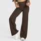 Pantalon Femme Taille Haute – Extensible, Doux, Confortable et Coupe Modern