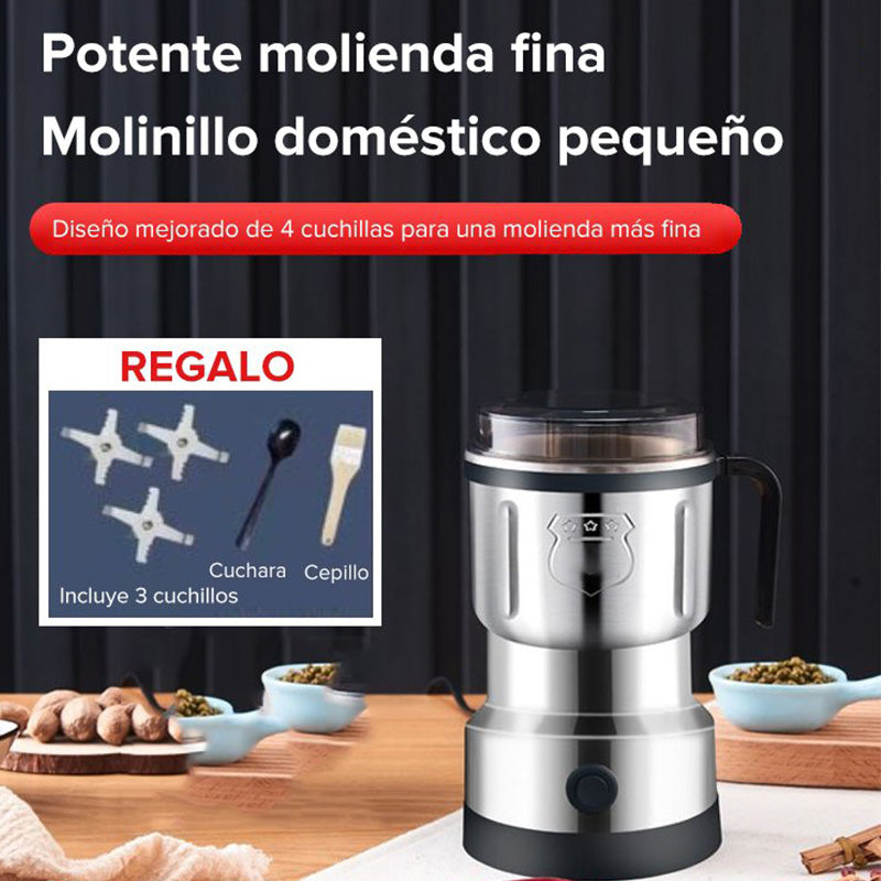 Molinillo eléctrico multifuncional para uso doméstico