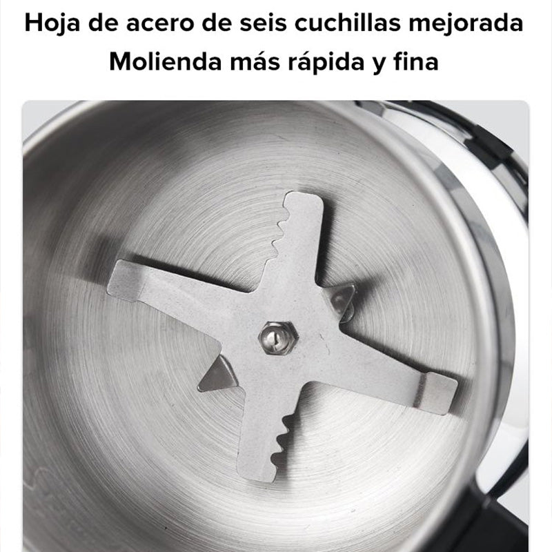 Molinillo eléctrico multifuncional para uso doméstico