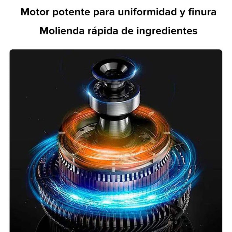 Molinillo eléctrico multifuncional para uso doméstico