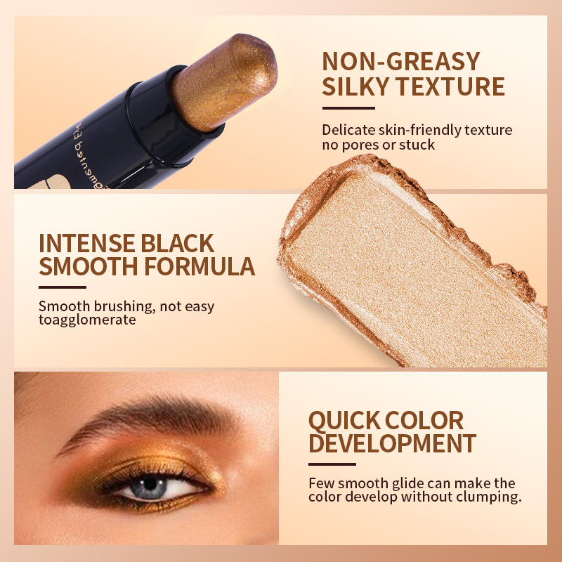 🔥Nouveautés - 50 % de réduction✨Coffret de 6 fards à paupières brillants en stick