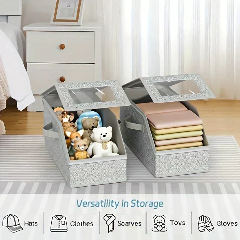 🎉Boîtes Empilables pour Casquettes📦Transparentes, Modulables & Gain de Place⚾
