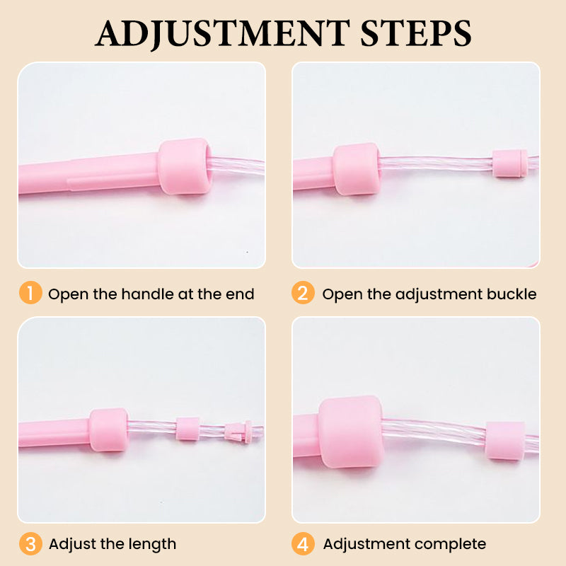 🏅Corde à sauter lumineuse LED pour enfants – 3 modes d’éclairage, longueur réglable & poignées antidérapantes 👧
