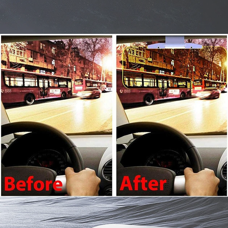 Pare-soleil anti-éblouissement pour voiture, jour et nuit