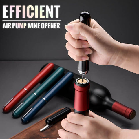 Tire-Bouchon à Pression d'Air - Ouvre-Bouteille Rapide et Sûr pour Vin