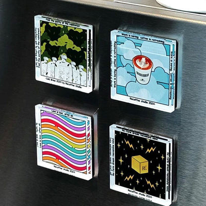 Kit de magnets de réfrigérateur DIY créatif et décoratif