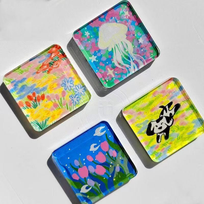 Kit de magnets de réfrigérateur DIY créatif et décoratif