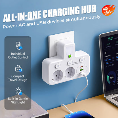 ⏰Multiprise intelligente avec ports USB