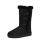 👢Bottes de Neige Mi-Mollet – Doublure Fausse Fourrure, Ultra-Chaudes & Semelle Antidérapante🧥