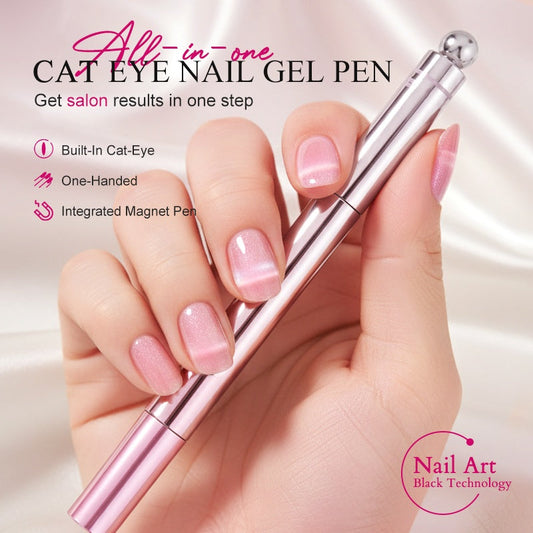 💅Stylo Gel « Œil de Chat » Tout-en-Un - Effet Professionnel à la Maison✨