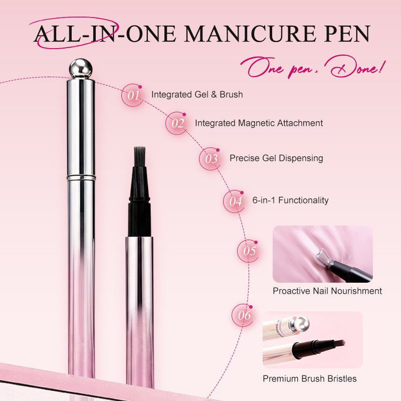 💅Stylo Gel « Œil de Chat » Tout-en-Un - Effet Professionnel à la Maison✨