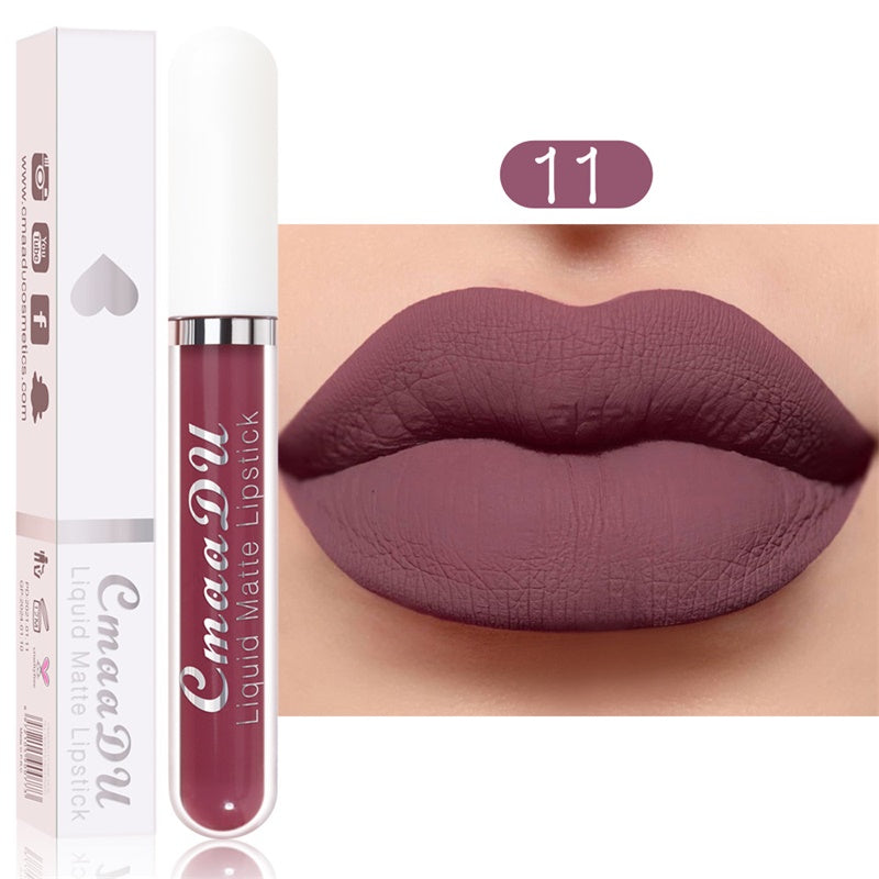 📢📢50 % DE RÉDUCTION⏰Rouge à lèvres liquide mat et waterproof 18 couleurs💄✨