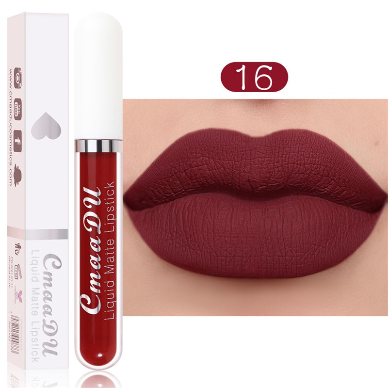 📢📢50 % DE RÉDUCTION⏰Rouge à lèvres liquide mat et waterproof 18 couleurs💄✨