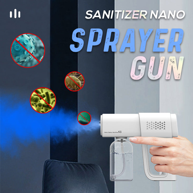 Pistolet Pulvérisateur Nano Désinfectant - Sans Fil Rechargeable 380ml