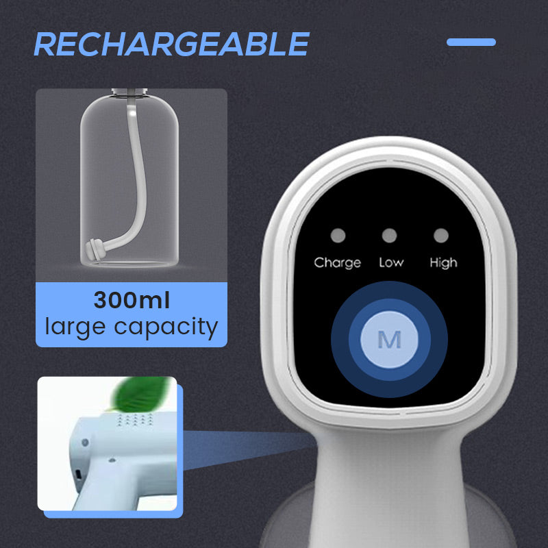 Pistolet Pulvérisateur Nano Désinfectant - Sans Fil Rechargeable 380ml