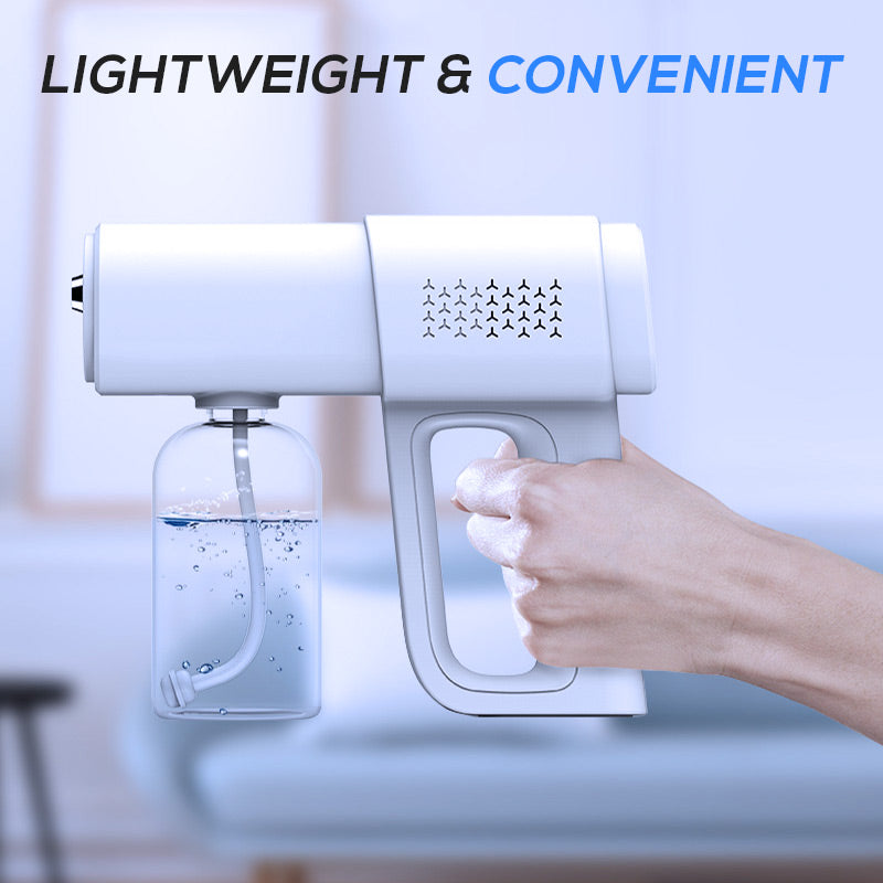 Pistolet Pulvérisateur Nano Désinfectant - Sans Fil Rechargeable 380ml