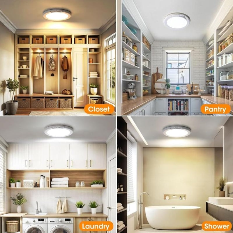 💎50% DE RÉDUCTION!💎Plafonnier à Détection de Mouvement –💡Rechargeable, Magnétique & Télécommande Incluse