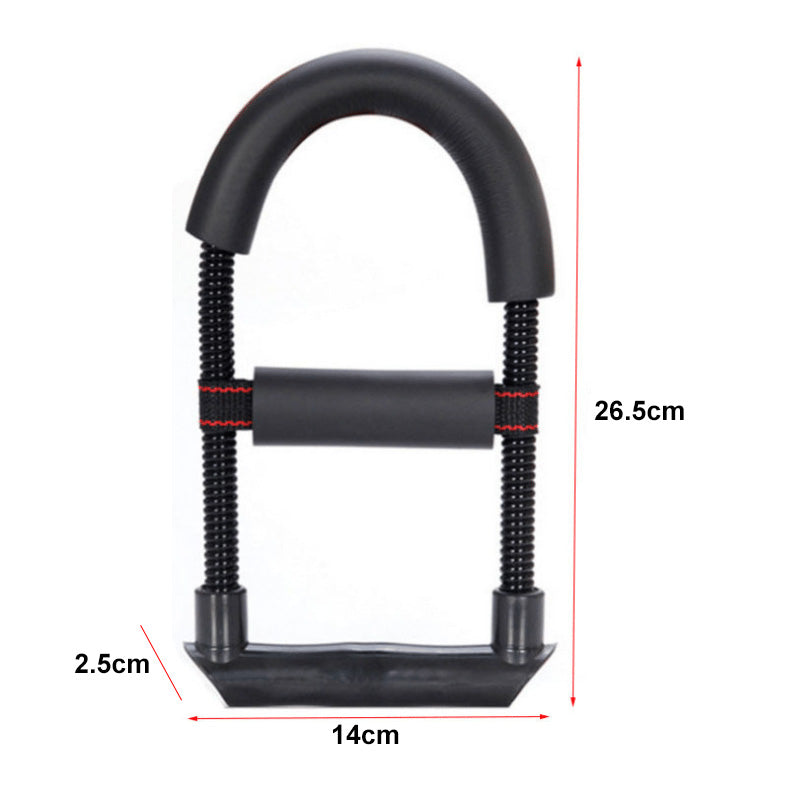💪 Entraîneur de Force du Poignet — Ressort Acier au Carbone, Poignée ABS, Mousse 10mm, Réglable, Compact, Sport & Rééducation ✨