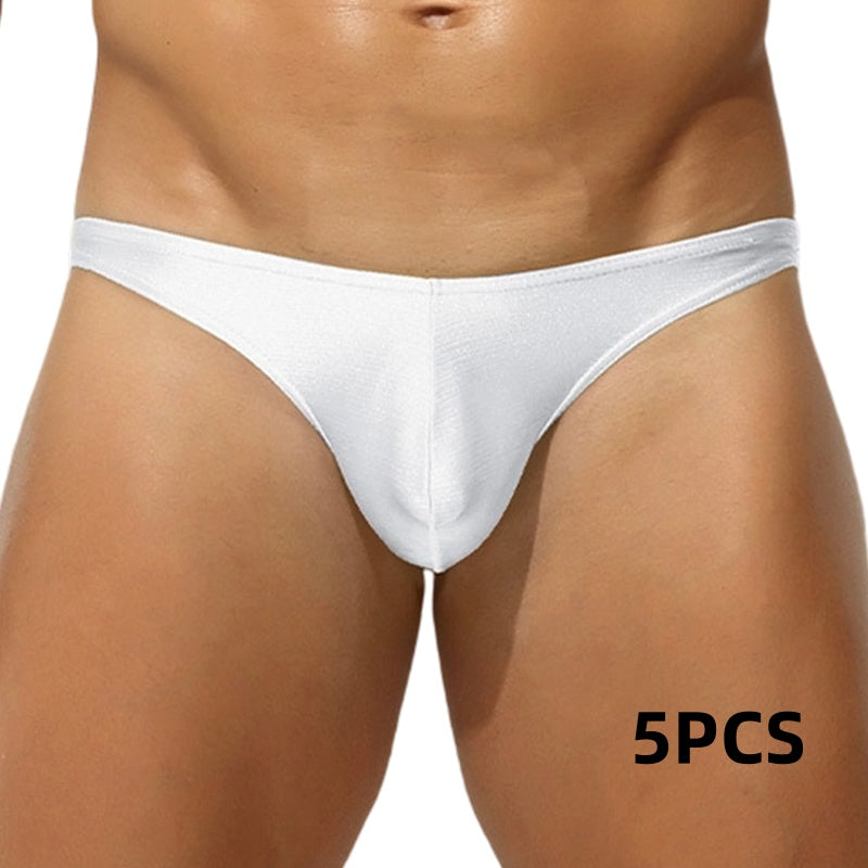 Sous-vêtement masculin sexy avec poche avant confortable et respirante