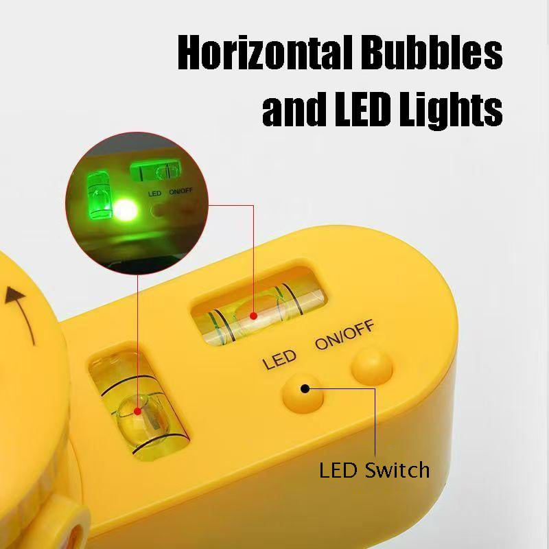 Niveau à bulle laser de haute précision pour usage domestique et professionnel