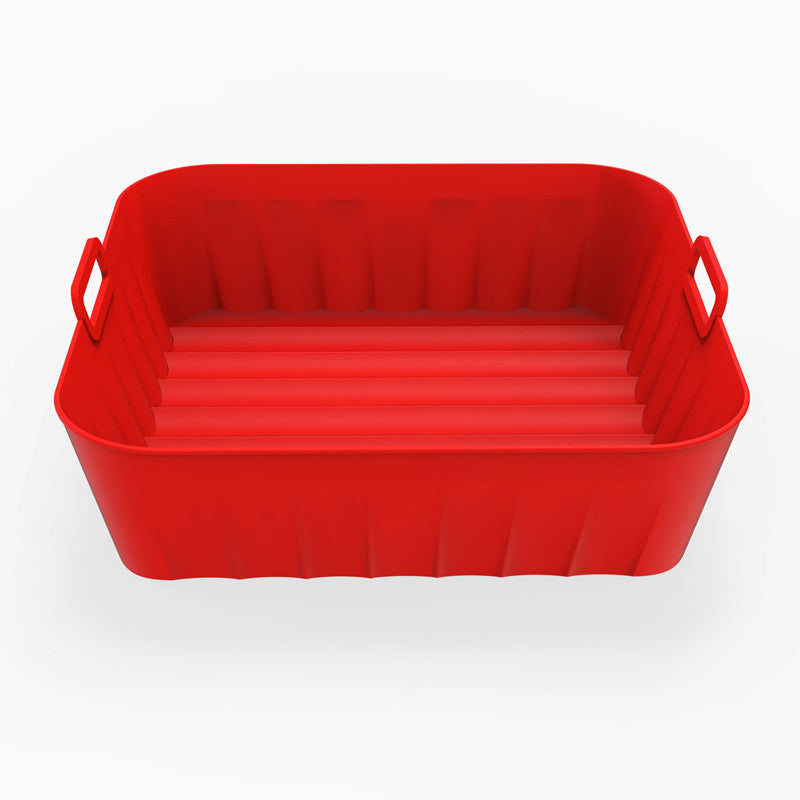 💎50% DE RÉDUCTION💎Pot en Silicone Réutilisable pour Friteuse à Air Chaud – Fond Ondulé 3D, Antiadhésif & Résistant de -40°C à 230°C🍟🔥