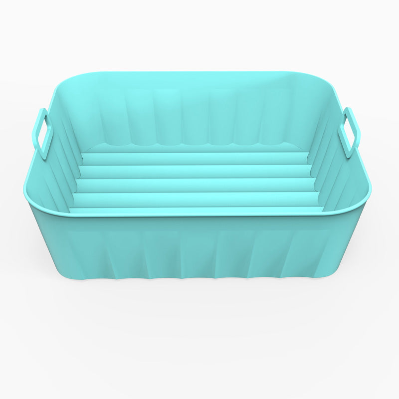 💎50% DE RÉDUCTION💎Pot en Silicone Réutilisable pour Friteuse à Air Chaud – Fond Ondulé 3D, Antiadhésif & Résistant de -40°C à 230°C🍟🔥