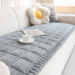 Coussin de canapé antidérapant en velours côtelé matelassé