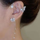 Boucles d'Oreilles Papillon Zircon avec Glands