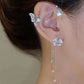Boucles d'Oreilles Papillon Zircon avec Glands