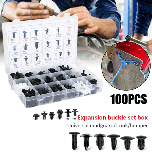 Lot de 100 Clips à Vis d'Extension - Universel, Haute Compatibilité et Installation Facile pour Voiture