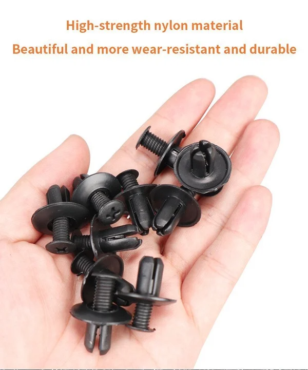 Lot de 100 Clips à Vis d'Extension - Universel, Haute Compatibilité et Installation Facile pour Voiture
