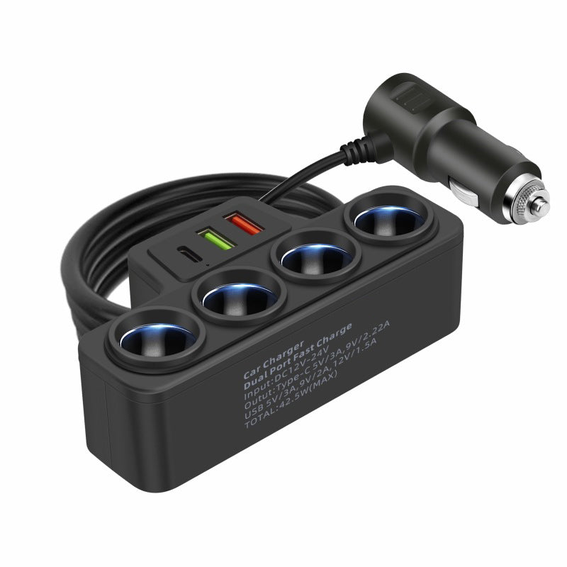 🔥Adaptateur allume-cigare 7 en 1 - Puissance 120 W⚡