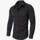 💎50% DE RÉDUCTION💎Chemise à Manches Longues Unie – Coupe Confortable, Anti-Froissement & Tissu Respirant en Coton pour Homme 👔✨