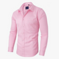 💎50% DE RÉDUCTION💎Chemise à Manches Longues Unie – Coupe Confortable, Anti-Froissement & Tissu Respirant en Coton pour Homme 👔✨