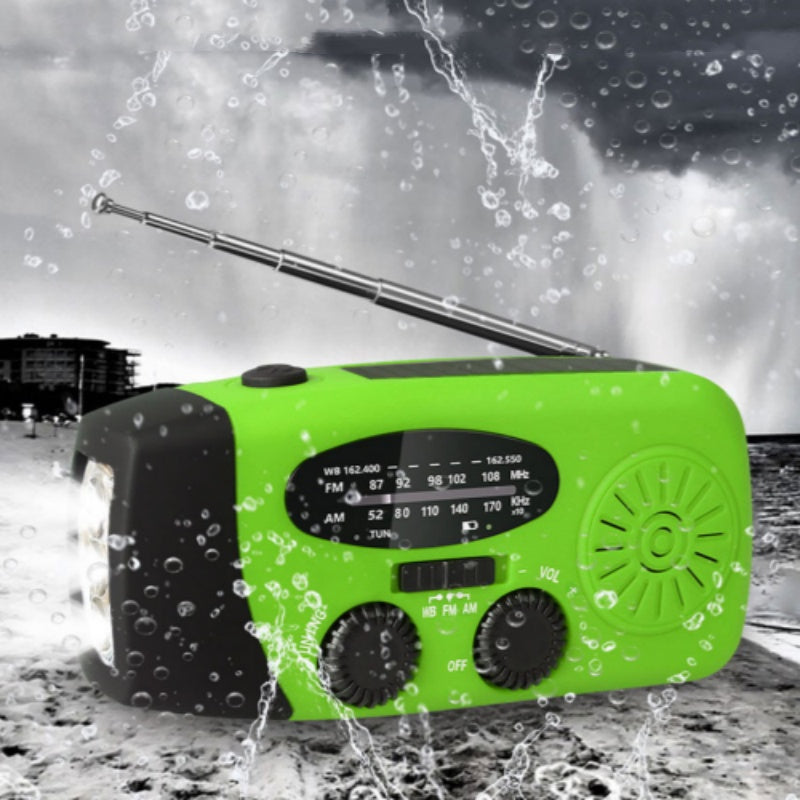 Radio d’Urgence Solaire Portable Multifonction